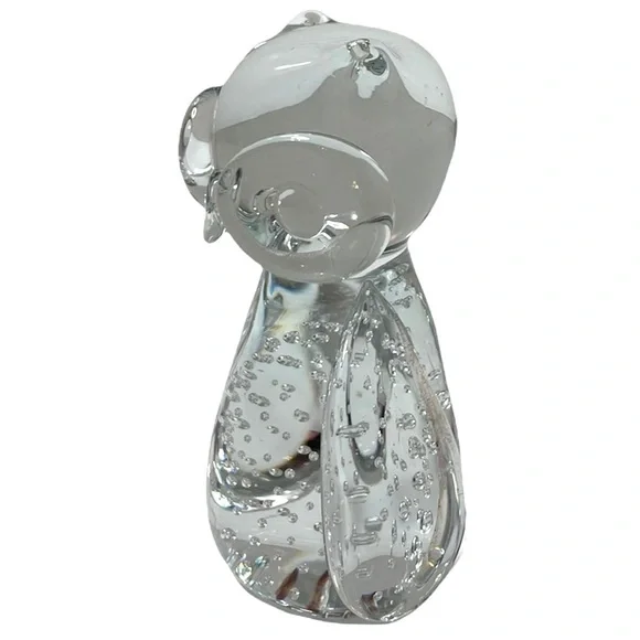 Owl Hand Blown Murano Glass Artisan Hand Blown Piece Adorable Whimsical Wise Owl